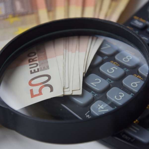 Calculator and money-notes
