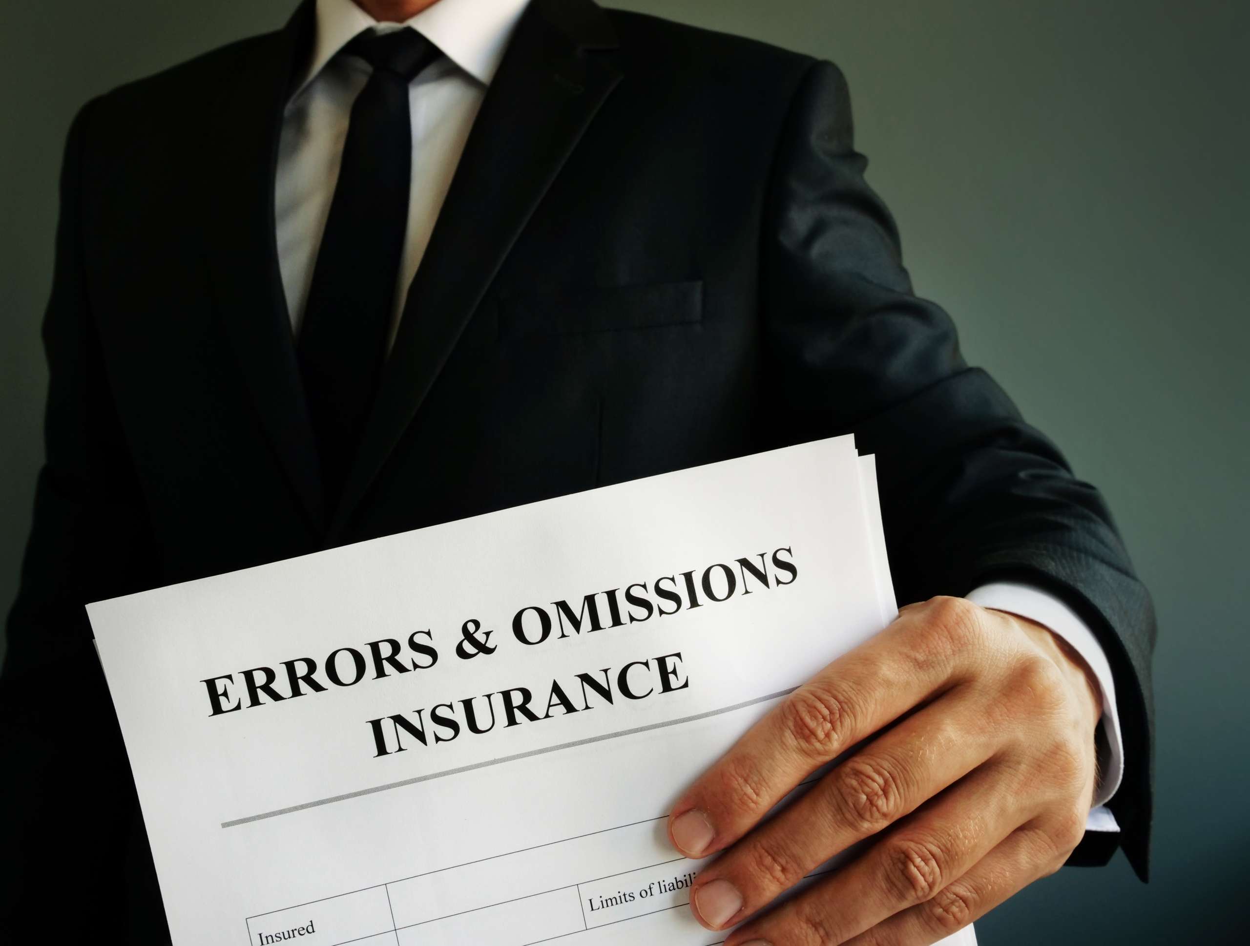 Errors and Omissions (E&O) Insurance Policy