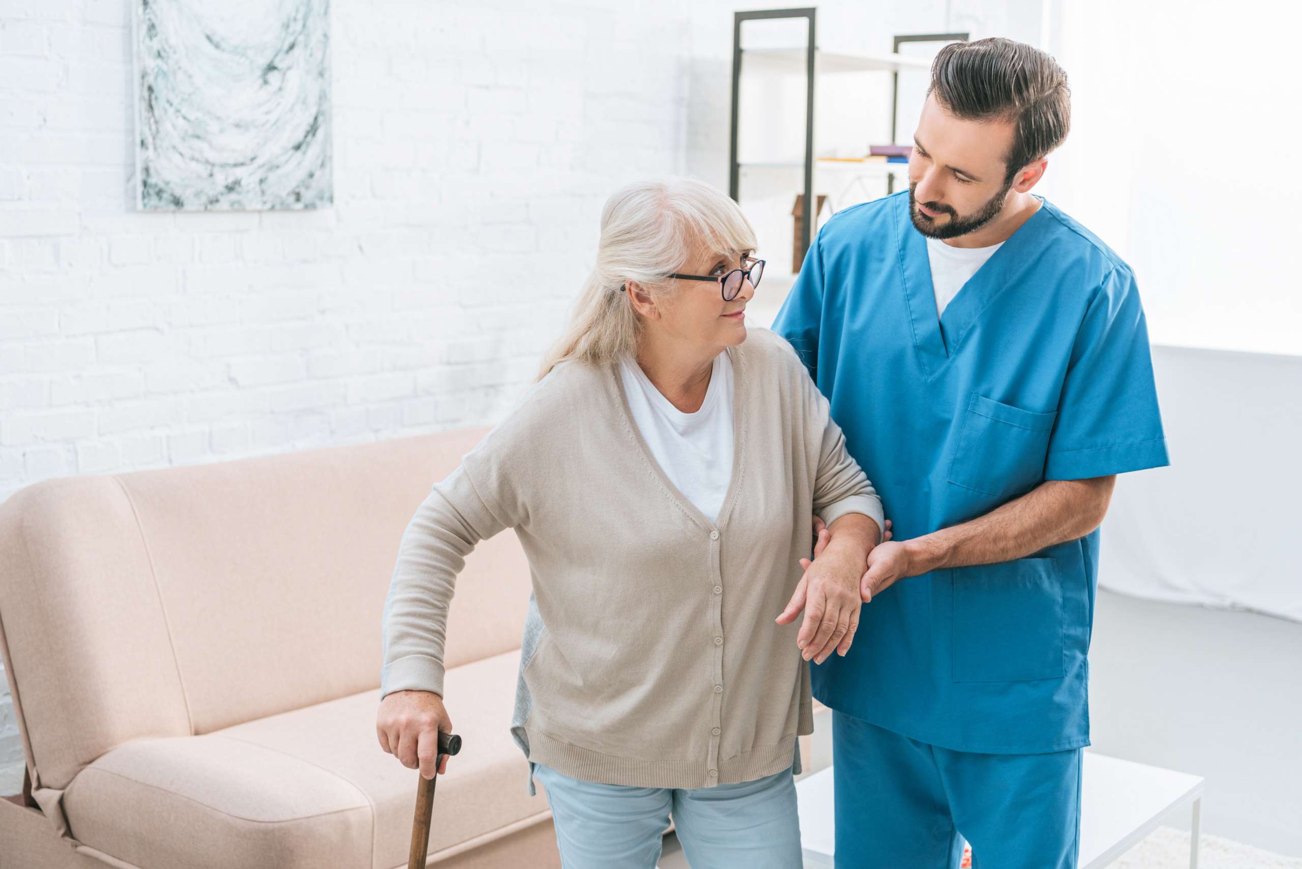 What is the difference between a caregiver and a sitter?