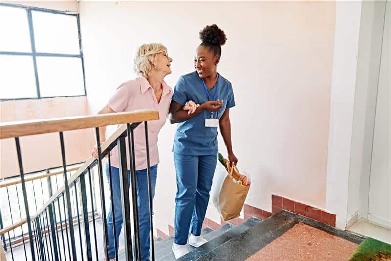 What happens if a home health aide in Texas works without insurance?