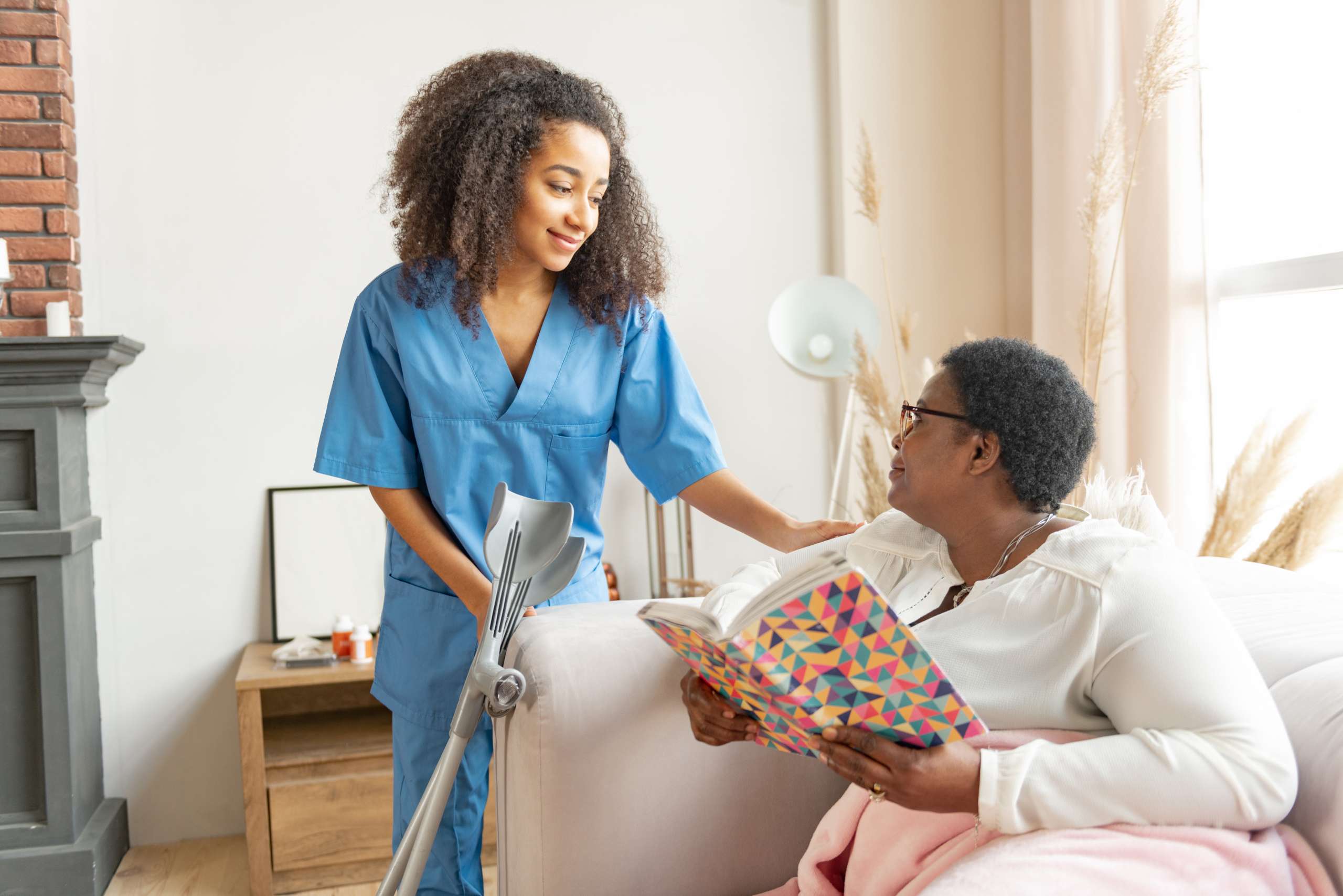 What’s the difference between a home care and a caregiver?